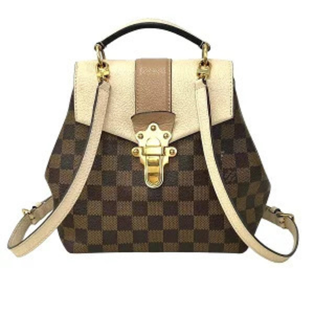 Louis Vuitton Damier Ebene Brown Clapton Bag Backpack